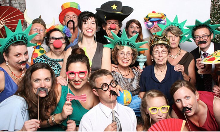 44pcs Photography Props studio photo booth prop party wedding decor Mustache hat heart