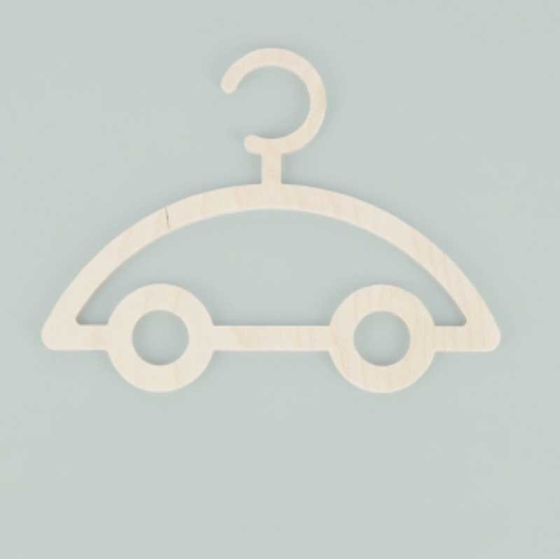 Perchero de madera portátil para ropa de bebé, 5 piezas, decoración para habitación de niños, guardería,: 2
