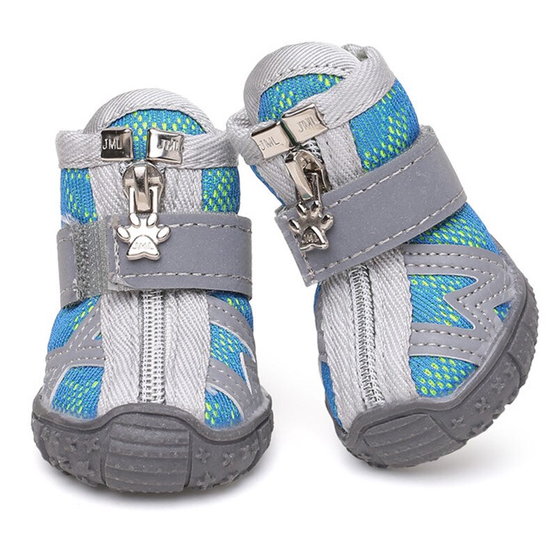 Chaussures en maille respirante pour animaux de compagnie, baskets d'extérieur antidérapantes pour chiens, petits, moyens et grands