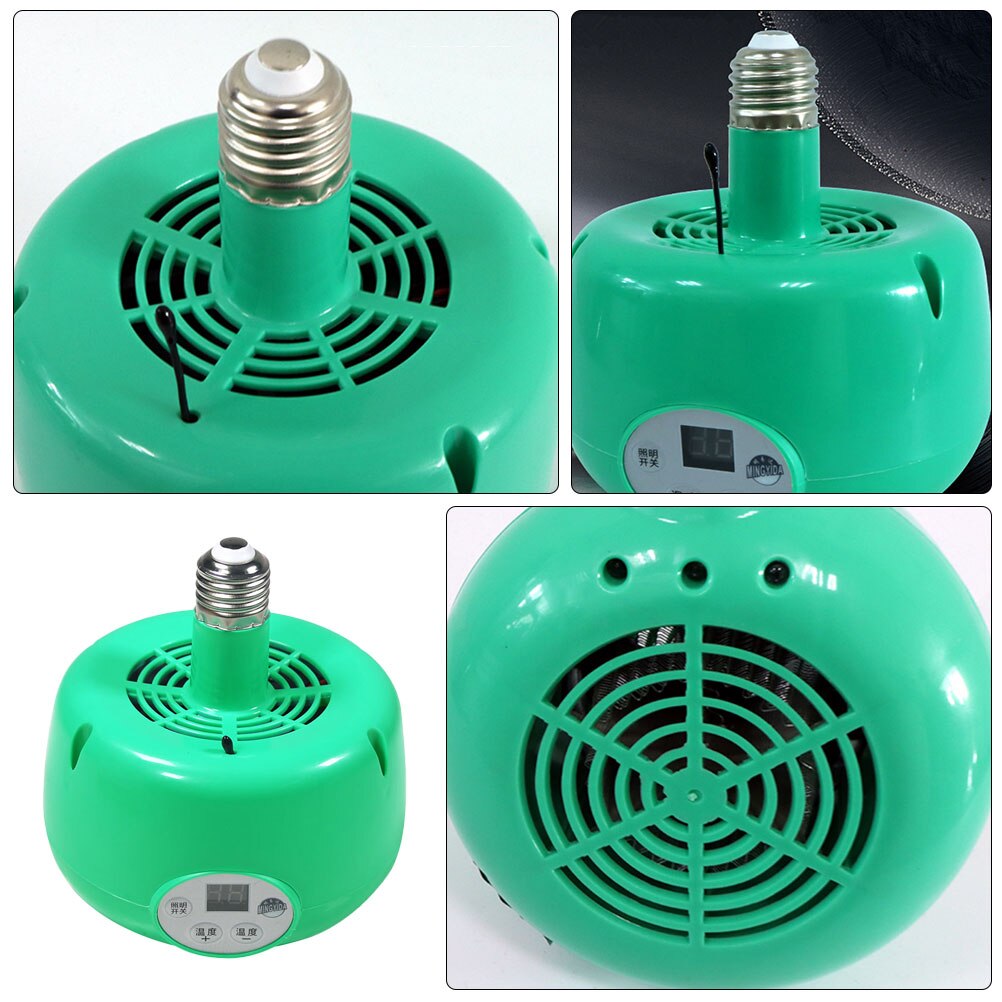 1pc allevamento di polli luce di calore luce di calore lampada di riscaldamento ventilatore riscaldatore emettitore di calore per rettile pollo casa