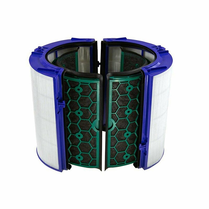 Dyson  hp04 tp04 dp04: lle suljettu kaksivaiheinen ilmanpuhdistin hepa ja hiilisuodatin