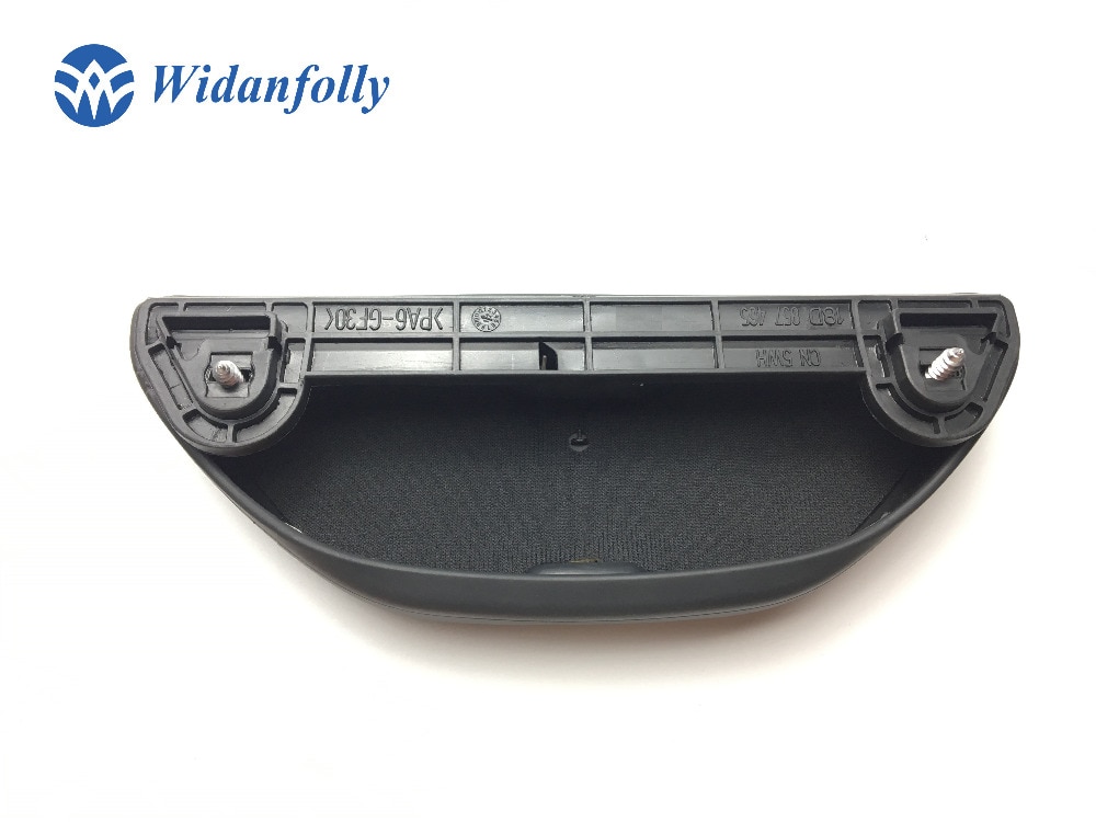 Widanfolly Zwart/Grijs Zonnebril Case Met Schroef Voor Golf MK4 Bora Polo 9N3 Passat B5.5 Octavia Fabia 18D857465 18D 857 465