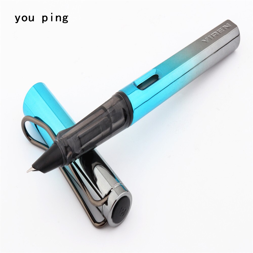 Pluma estilográfica de , suministros de papelería escolar para estudiantes, 410 colores brillantes, para oficina, novedad: D-1