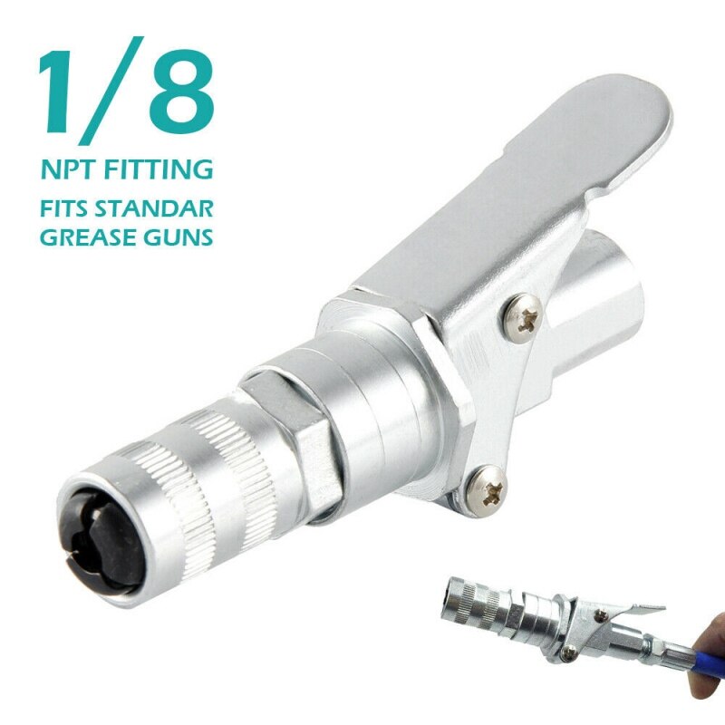 Pliers High Pressure Grease Fitting Double Handle Grease Filling Head Self-Locking Grease Mouth Hardware Accessories: Default Title