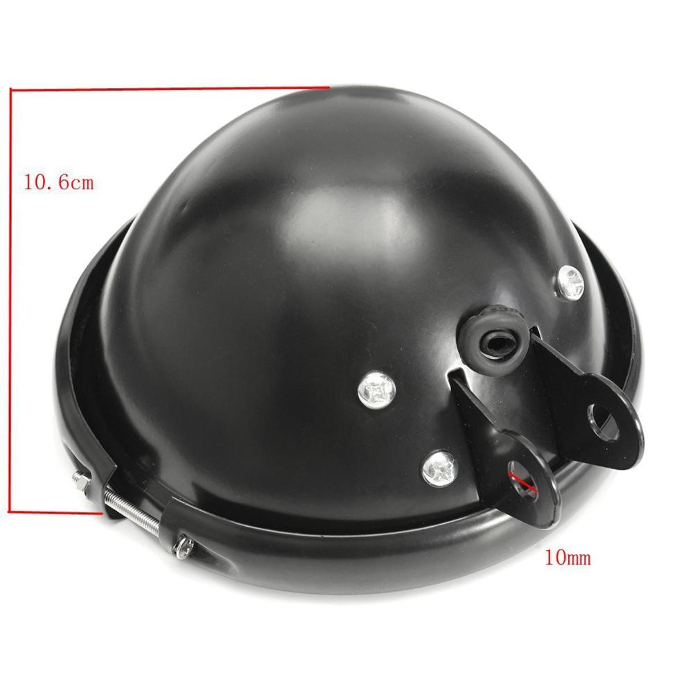 Luz delantera para Sportster Iron XL 883 5,75 &quot;5 3/4 pulgadas, faro delantero, cubierta de cubo, anillo embellecedor, carcasa de faro de motocicleta de 5,75 pulgadas