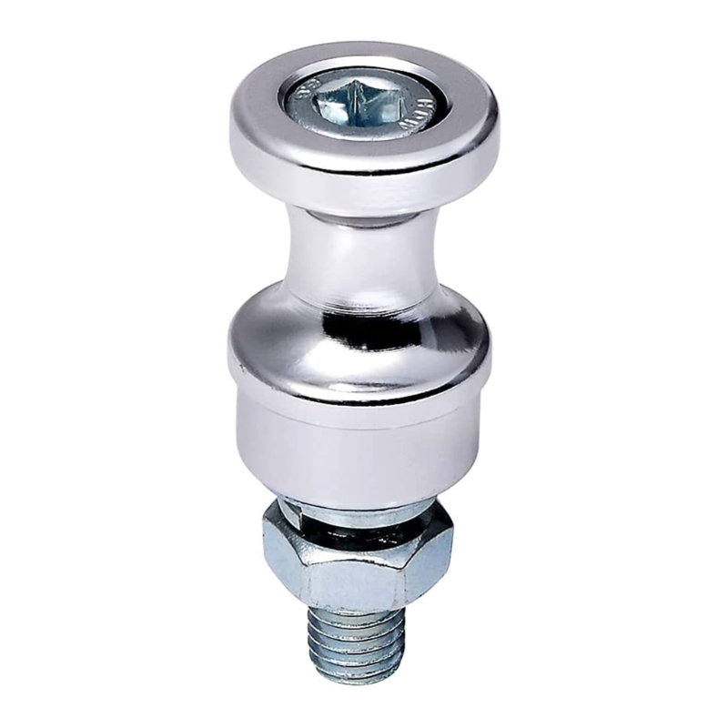 Soporte gancho cuerda cabrestante acero para gancho cabrestante deslizante horquilla, montaje perno 10: Plata