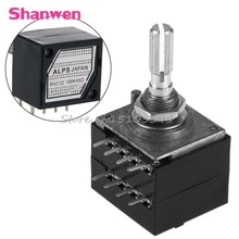 8 Pin Potentiometer RH2702 Serrated Split Shaft 6MM Precision 27-type A100K 100K G08 Whosale&amp