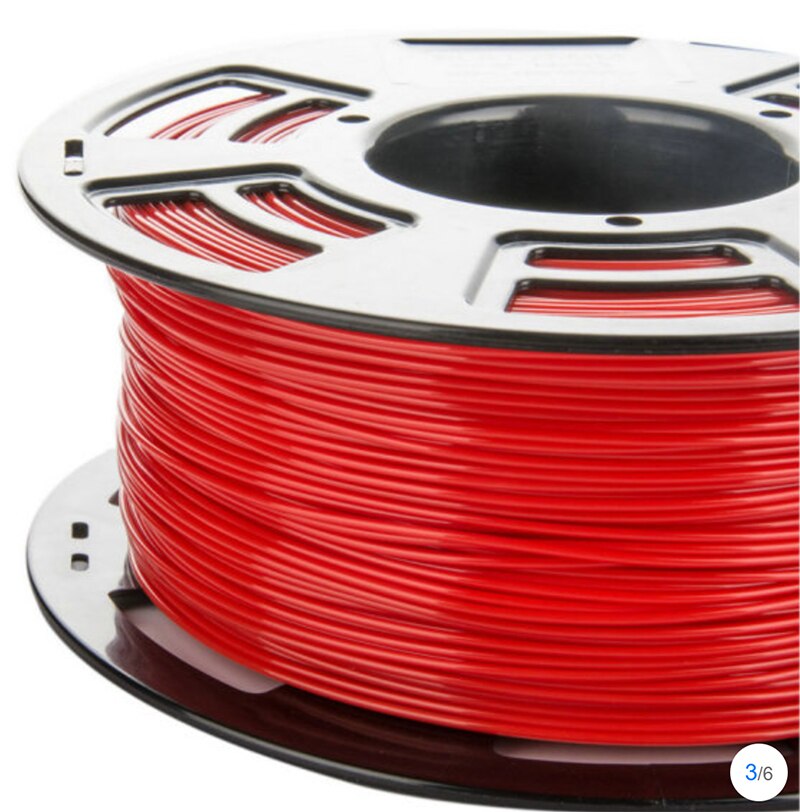 3d printer filament pla 1.75mm 1kg plast gummi forbrugsstoffer materiale 3d filamento multi-farve pla filament til 3d filamento: Rød
