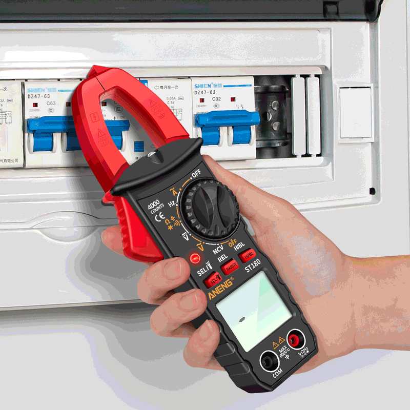 ANENG Clamp Meter AC and DC Current Multimeter 4000 Count Voltage Measurement Tester Ohmmeter Electrician Tools