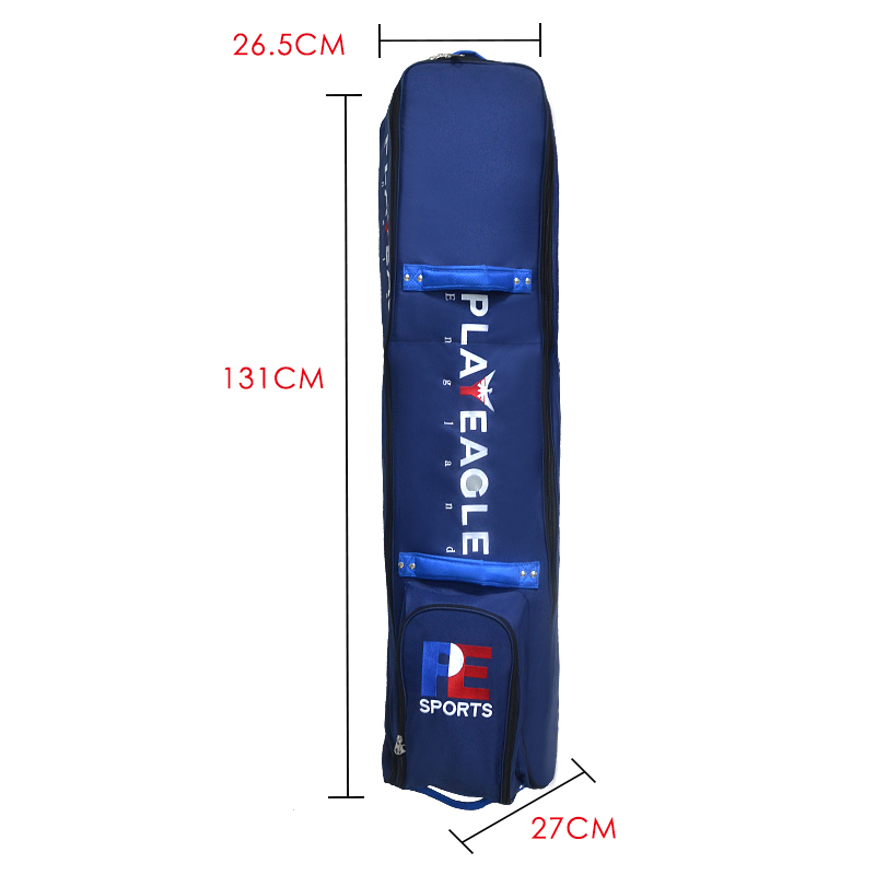 Playeagle Golf Luchtvaart Tas Met Wielen Sterke Nylon Inklapbare Veel Opbergruimte Voor Golftas Golf Reistas: blue