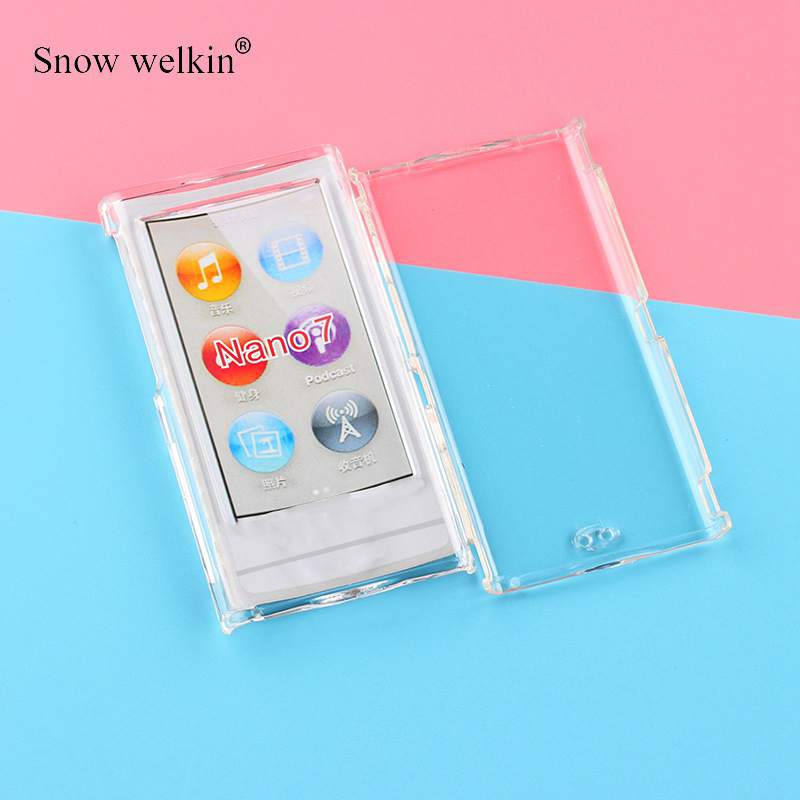 Coque transparente en plastique rigide pour Apple iPod Nano 7G,
