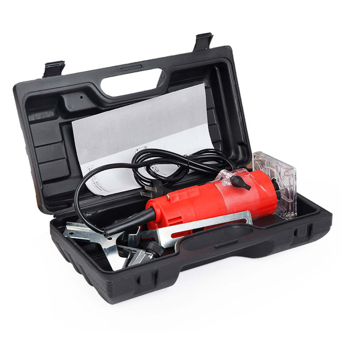 2300W 33000rpmWoodworking Electric Trimmer Wood Milling Engraving Slotting Trimming Machine Hand Carving Machine Wood Router+Box