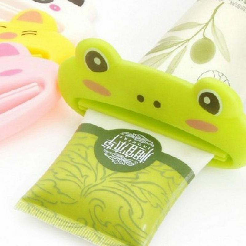 Kids Children Toothpaste Dispenser Tools Animal Tooth Paste Tube Squeezer Toothpaste Rolling Holder Home Bathroom Supplies