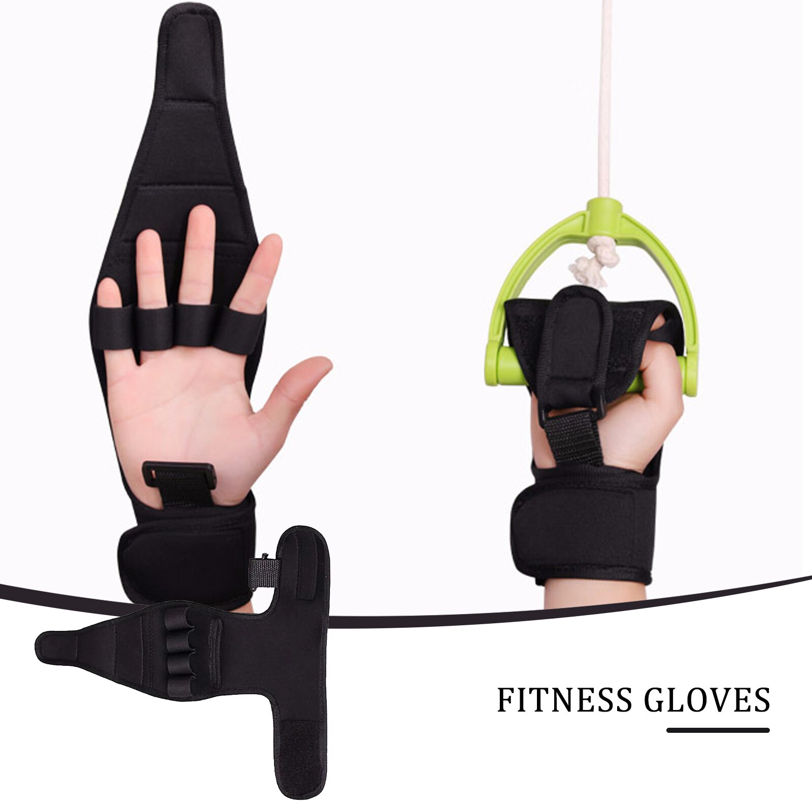 Fitness Handschoenen Anti-Spasticiteit Vinger Revalidatie Extra Handschoenen Spalk Vinger Herstel Grip Impairment Fitness Grip