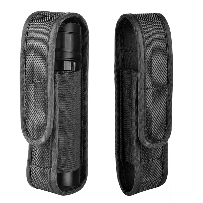 Universele Nylon Riem Zaklamp Houder Holster Bag Pouch Voor Fenix UC30 UC35 E35 3 &quot;-5&quot; 18650 Mini zaklamp Torchlight M24 22