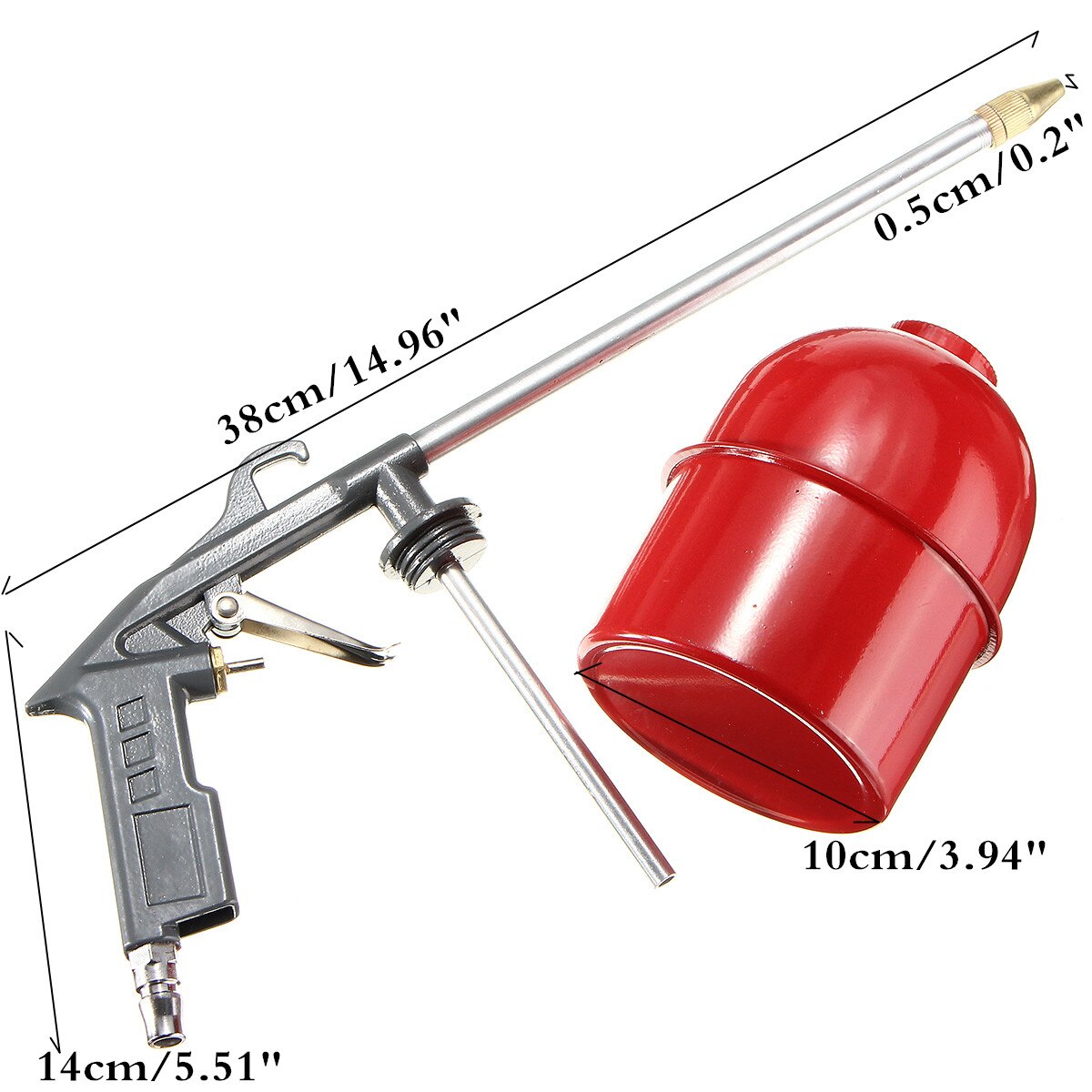 Car Solvent Air Sprayer Degreaser Siphon Tool Gray Auto Car Engine Cleaning Guns