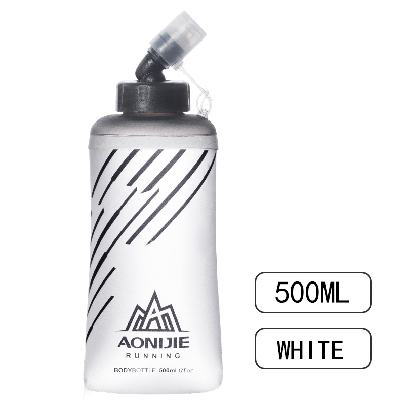 AONIJIE-botella de agua plegable SD21 Frasco blando, 250ml, 420ml, hidratación, vejiga de agua para correr, Maratón, ciclismo, senderismo: 2PCS Bolsa de 500ml