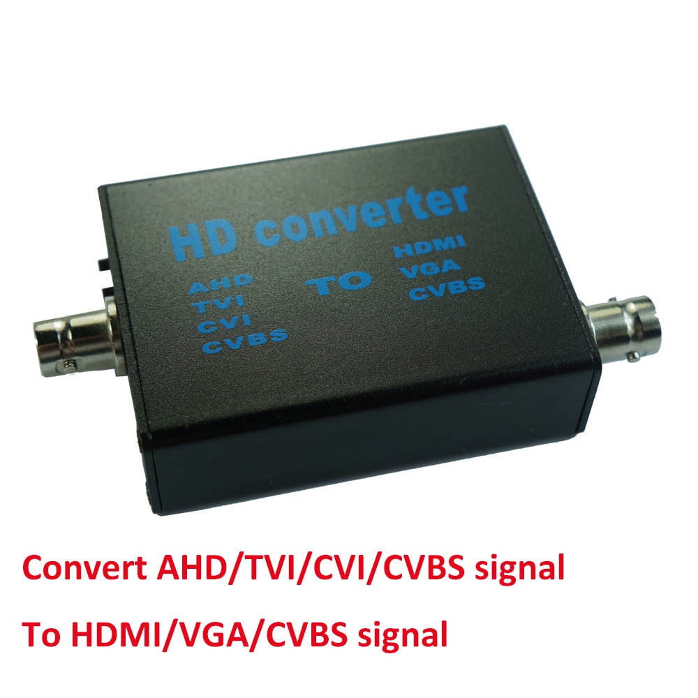 Ahd/Tvi/Cvi/Cvbs Signaal Naar Hdmi/Vga/Cvbs Signaal Converter 4-In-1 High Definition Video Signaal Converter