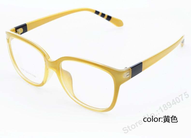 Prescription eyeglasses frames men eye glasses women computer eyewear nerd eye wear optical vintage pc spectacl brightful M5856: yellow