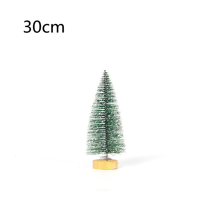 Mini Christmas Tree Pine Needles Flocking Christmas Cedar Tree Shopping Mall Home Party Desktop Christmas Decoration: 30cm