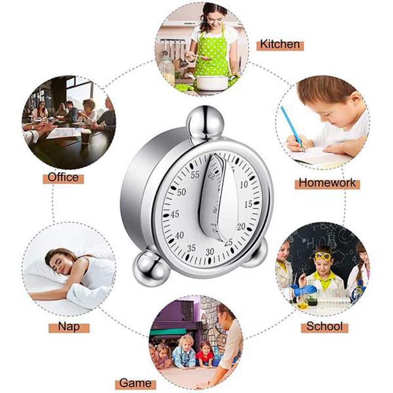 Kitchen Cooking Timer Accessories Without Battery Timer Countdown Alarm Digital Timers Home Kitchen Salon Hairdressing