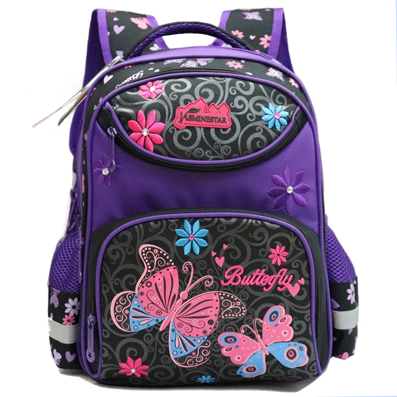 GCWHFL Backpacks For School Girls School Bags Floral Children Schoolbag For Primary Girl Mochila Good Kids School Bag