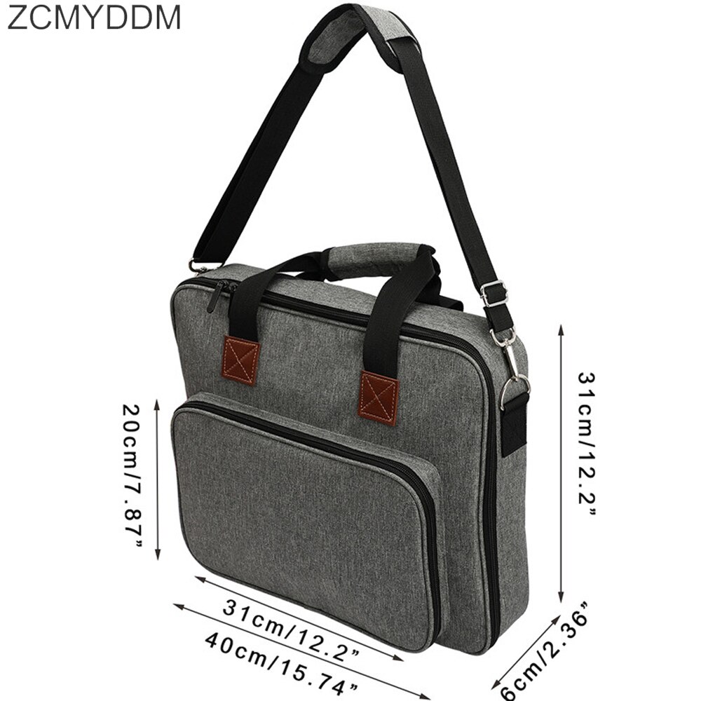 Empty Embroidery Kits Storage Bag Embroidery Floss Storage Box for Portable Tote Yarn Wool Storage Bags DIY Crochet Hooks