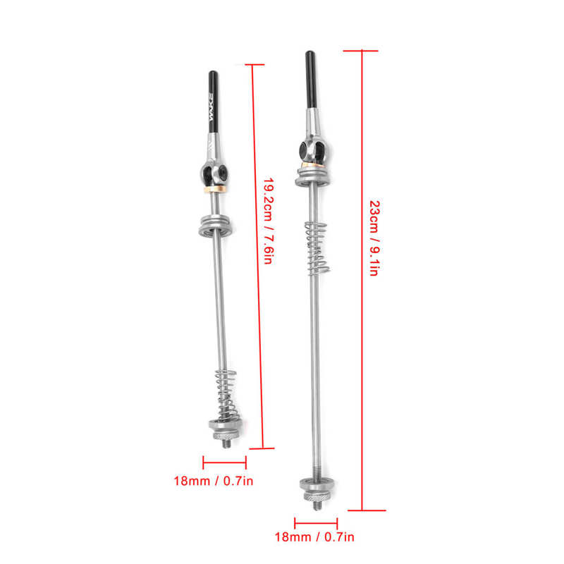Bicycle Quick Release Skewer Mountain Bike Front Rear Quick Release Lever Skewer Bike Wheel Hub QR Skewer Rod