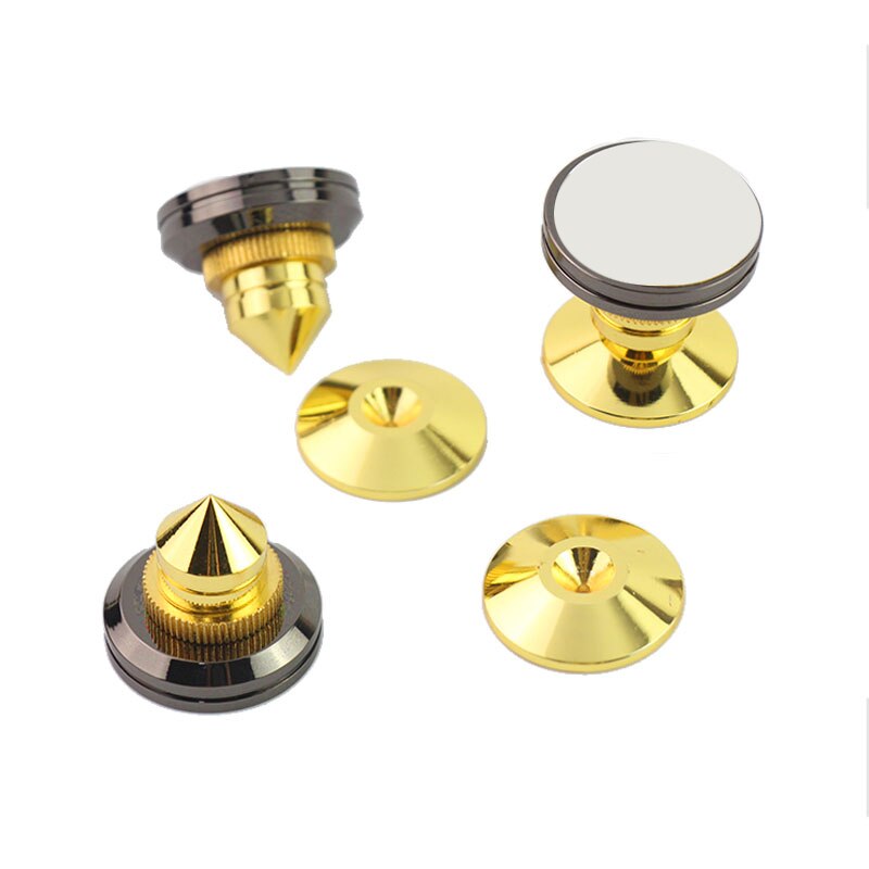 Speaker Beugel Voet Pad Zinklegering Metalen Spike Kegel Vloer Voet Nail Speaker Beugel Voet Pad Vloer Voet Nail