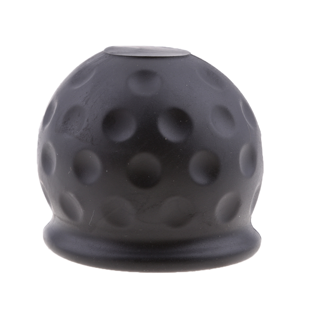 50mm Auto Anhängerkupplung Towball Kunststoff Kappe Schlepptau Ball Abschleppen Schutzhülle Schwarz