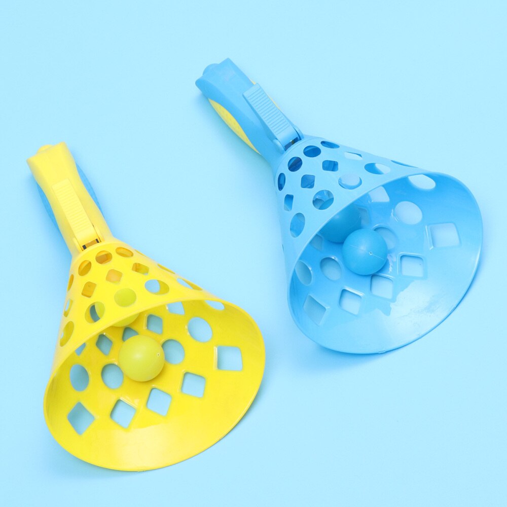 1 Set Launch and Catch Balls Game Children Toss Game Parent-child Interactive Play Activity for Kids Adults Outdoor (2pcs Transm