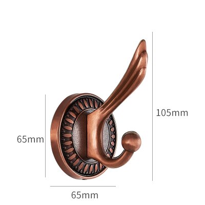 Europese Kleding Cap Enkele Haak Muur Opknoping Muur Schoen Kast Badkamer Keuken Muur Haken Enkele Hardware Metal Chrome Haak: HK9013