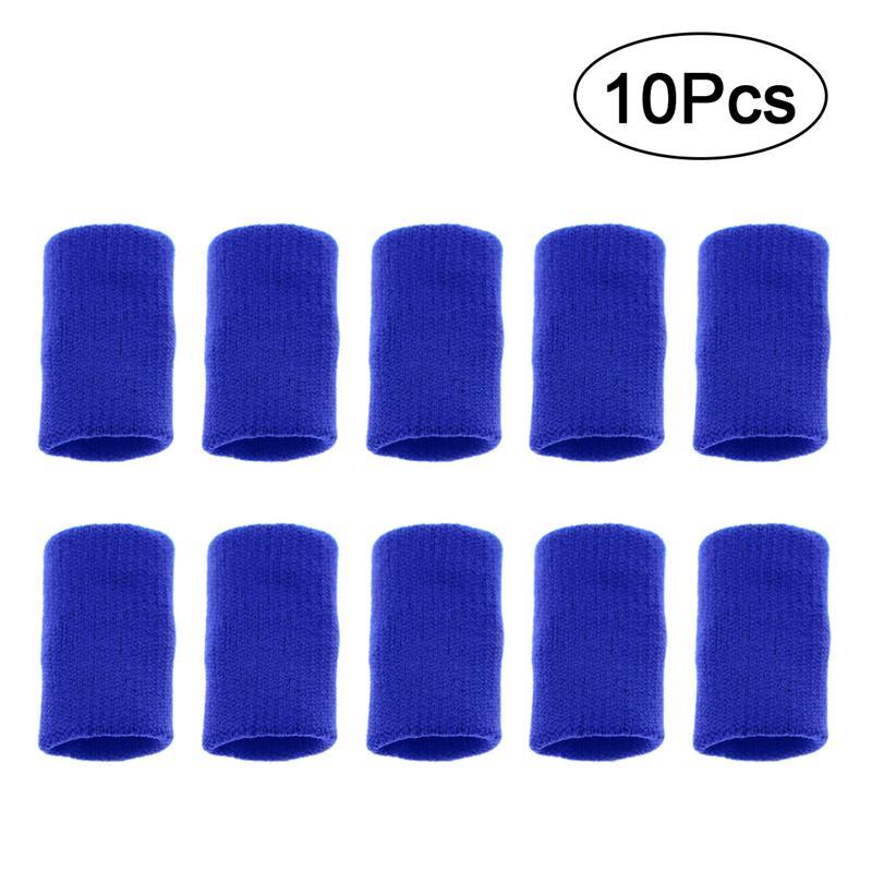 10 Pcs Volleyball Finger Sweatband Stretchy Finger Protector Sleeve Arthritis Support Sports Aid: 01