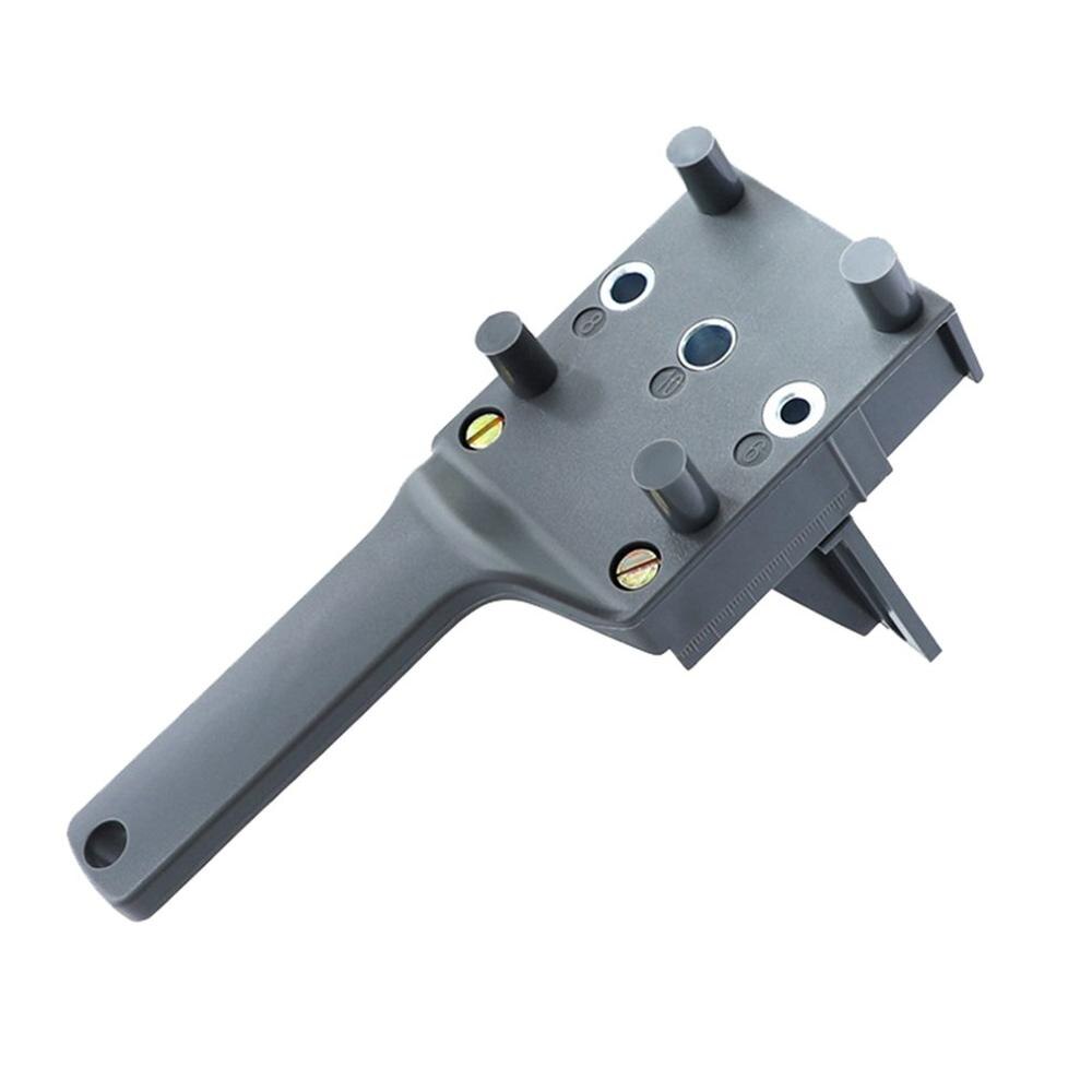 Straight Hole Wood Drill Guide Locator Portable Drilling Puncher Doweling Saw Jig Set Woodworking Carpentry Tools: Default Title