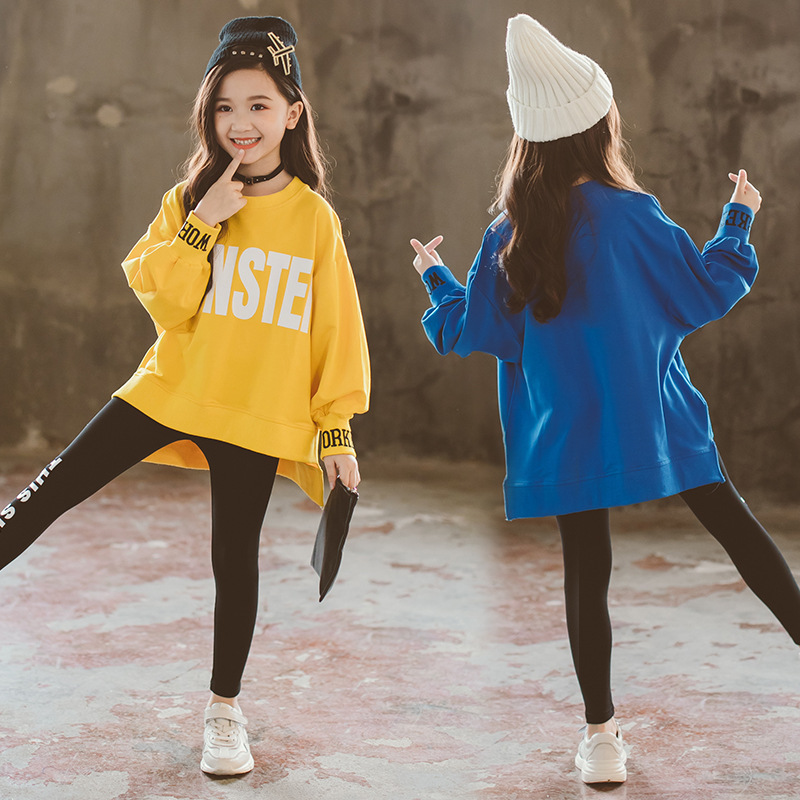 Mode Sweatshirts voor Kinderen Meisjes Herfst Top 5 6 8 10 12 13 Jaar Kinderen Casual Kleding