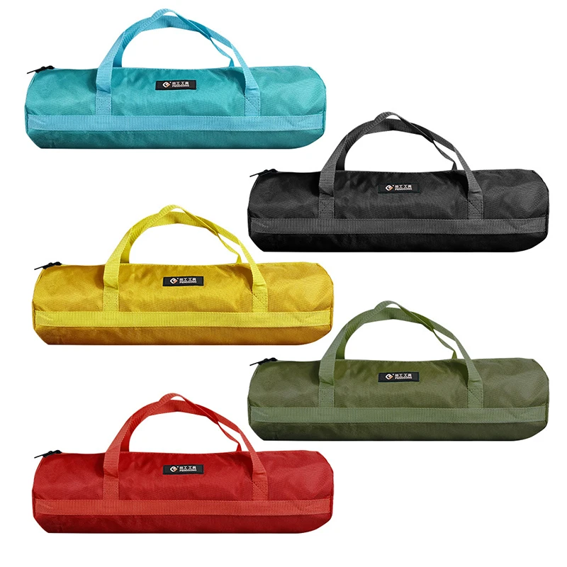 Multifunctional hand-rolled tool bag, oxford canvas, waterproof, wear-resistant, tool repair storage, large capacity, electrician's bag