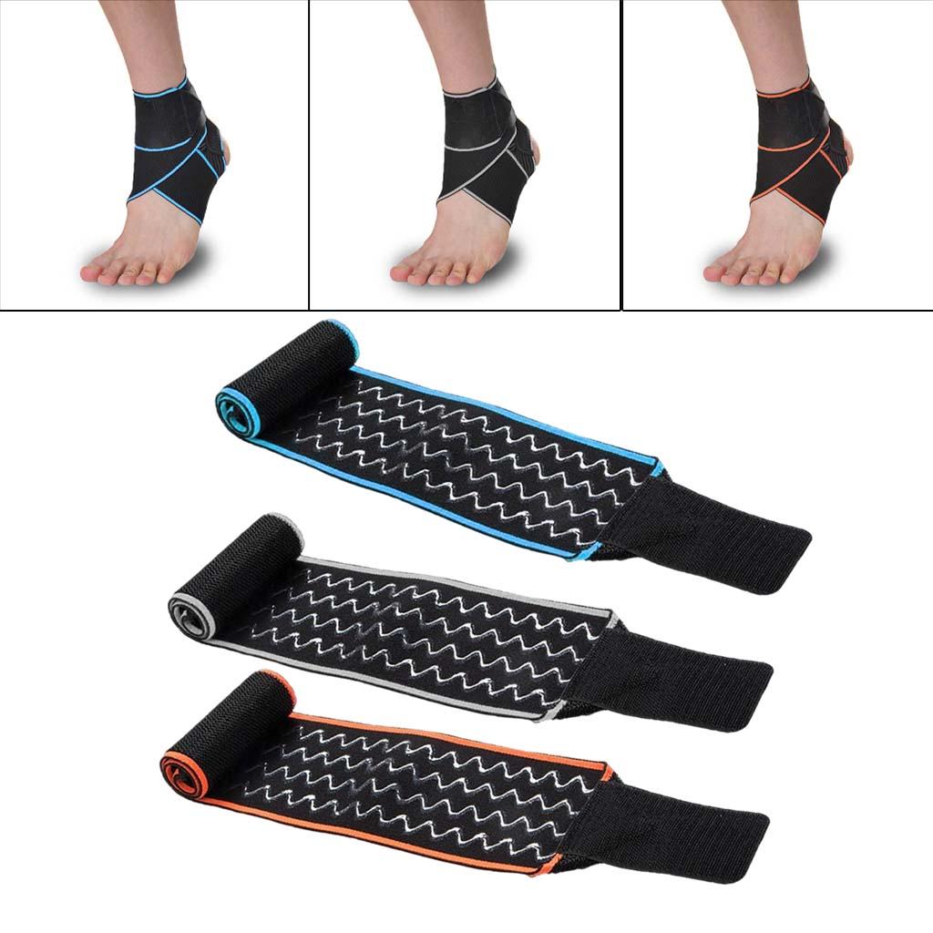 Knöchelbandage aus komfortablem nylonmaterial, kompressionsmanschette, fußwickel