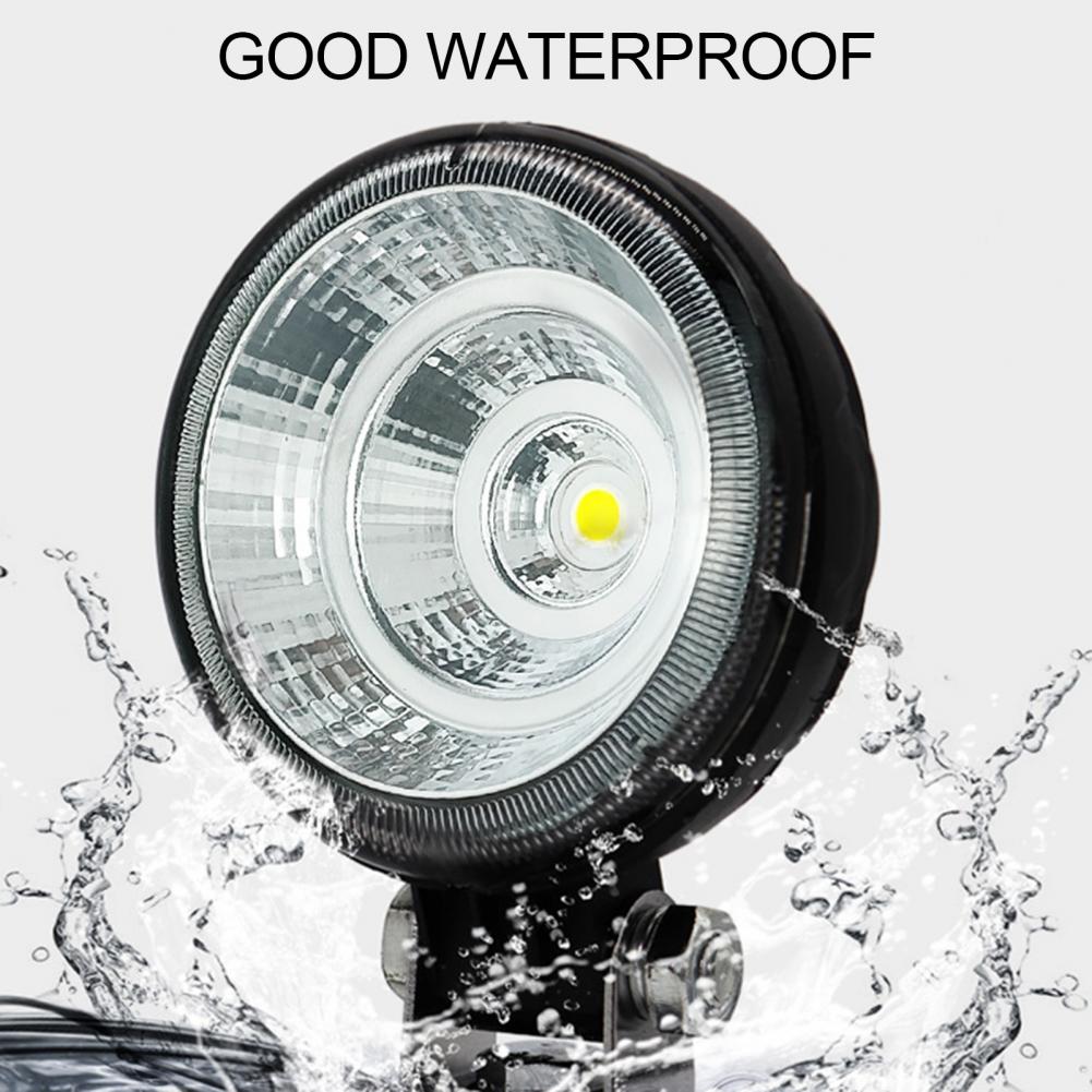 2Pcs DC12V 12W Bright Waterproof Truck Reversing Lamp LED Work Light Spotlight