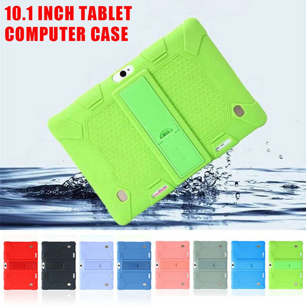 Universale Shockproof Del Silicone Del Basamento Della Copertura Della Cassa Durevole Anti-impronte digitali per 10.1 Pollici Android Tablet PC di Protezione 24*17*1.3 centimetri