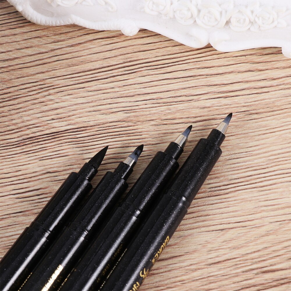 1 Set of Calligraphy Pens Chinese Japanese Kanji Characters Writing Brushes Refillable Pens Marker Pens Ink Pens Writing Signatu