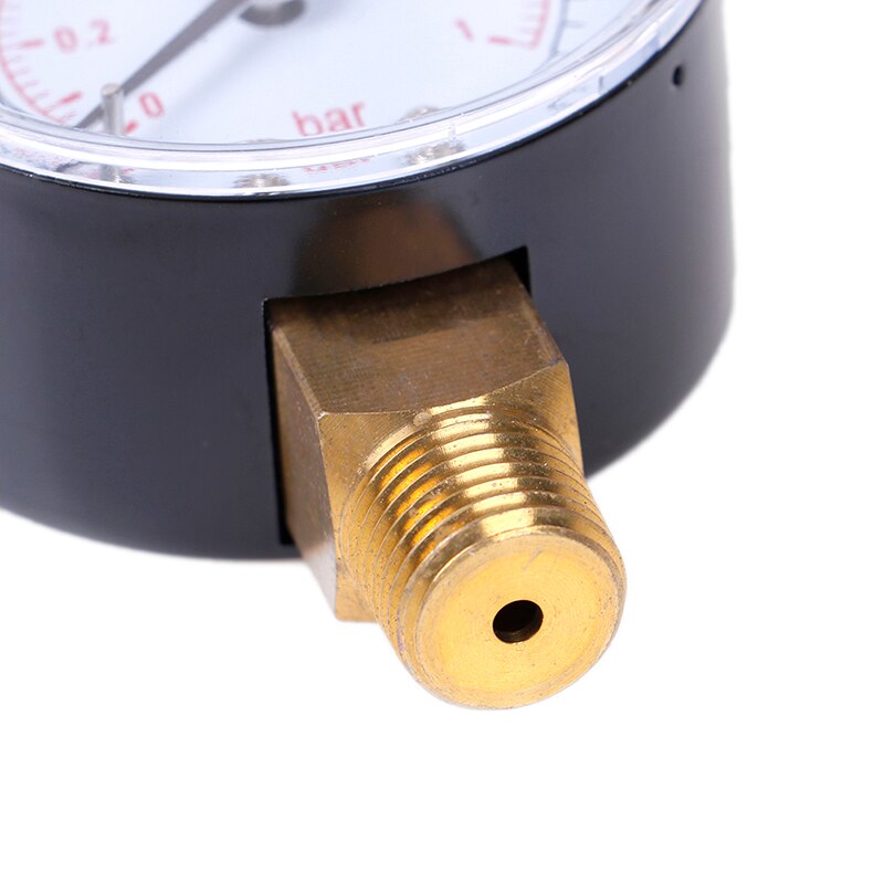 1 stk lavt overtryk til brændstof luftolie gas vand 50mm 0-15 psi 0-1 bar 1/4 bspt 70*50*22mm
