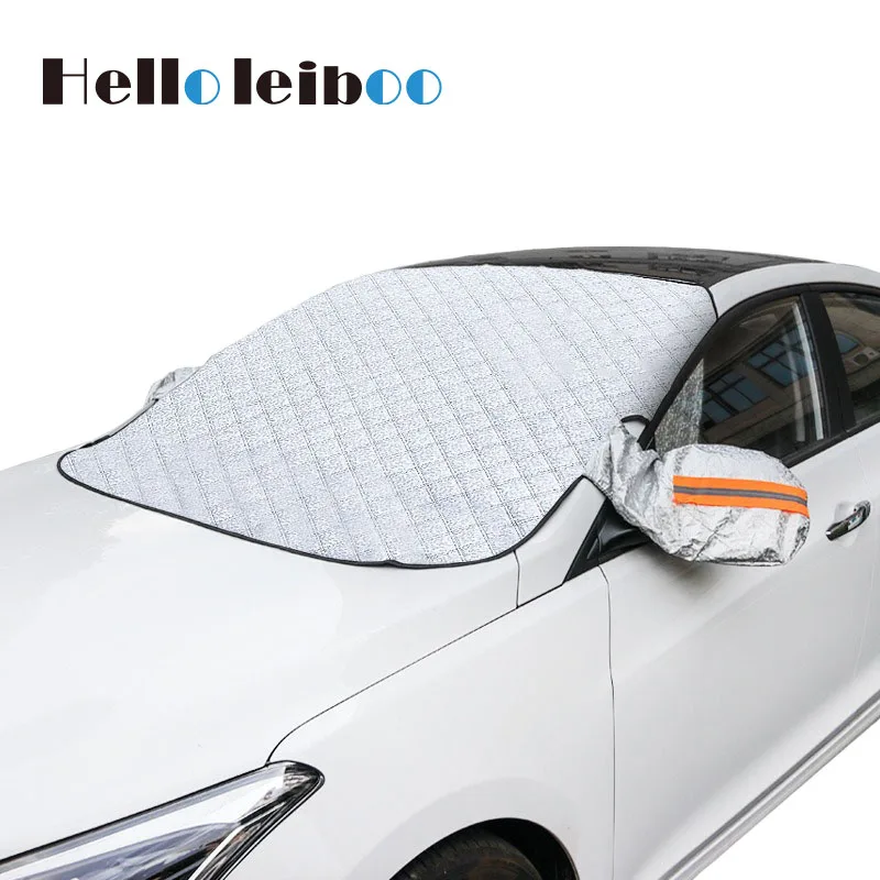 LEIBOO Magnetische Auto Sneeuw Schild Vorst Preventie Vorst Auto Cover Auto Voorruit Zonnescherm Verdikte Sneeuw Schild Auto Jas