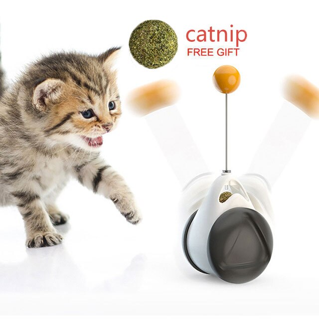 Smart Cat Toy with Wheels Automatic No need recharge cat toys interactive Lrregular Rotating Mode Funny not boring cat supplies: Default Title