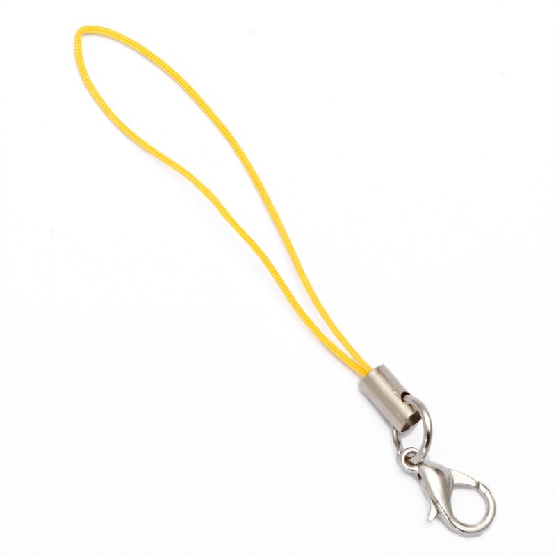 Lariat-llavero con broche de langosta para teléfono móvil, correa con cordón, Multicolor, 50/10 piezas