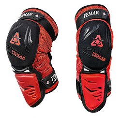 Vemar – genouillères et coudières de Protection pour Moto, coussinet de Protection pour vtt et UTV: Red