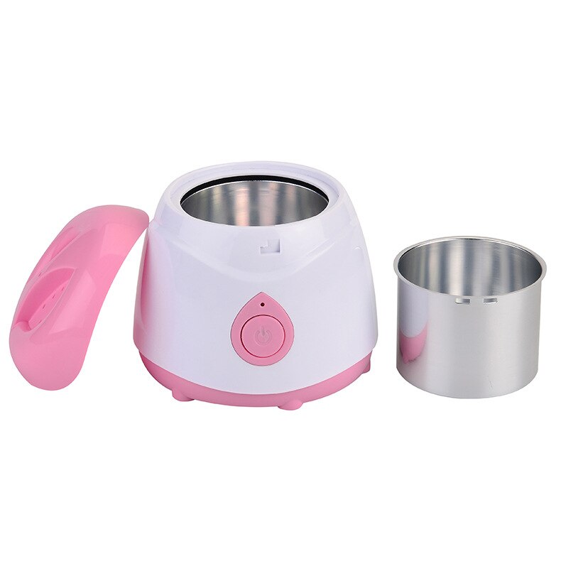 Wax Heater Epilator Hair Removal Tool Paraffin Warmer Heater Mini SPA Hand Epilator Feet Paraffin Wax Machine EU Pl: Wax machine pink