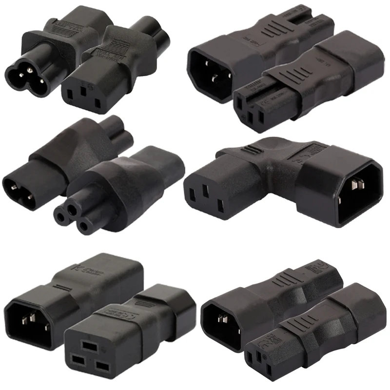 Connecteur convertisseur universel IEC320 C13 C14 à C5 C6 C7 C8 C19 C20 C21, prise d'alimentation ue US