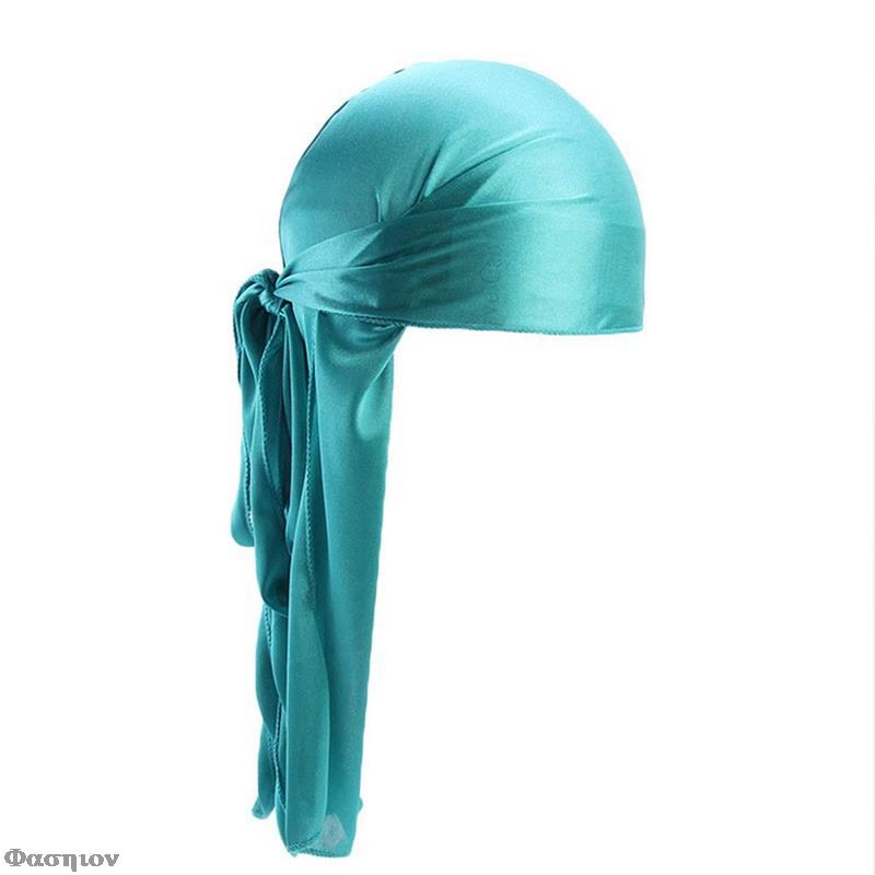 Men&#39;s Satin Durags Bandanna Pink Turban Wigs Pirate Hat Men Silky Durag Headwear Headbands: HT3953LB