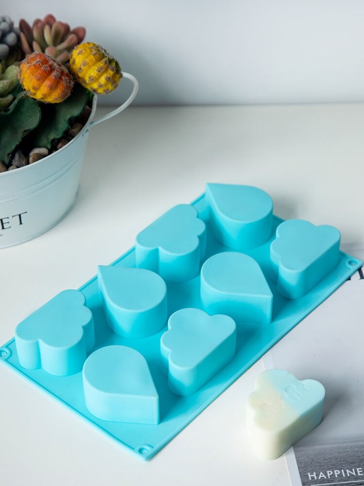 Cloud Water Droplets Silicone Mold DIY Handmade Soap Silicone Mold Soap Cloud Raindrop Style Silicone Mold