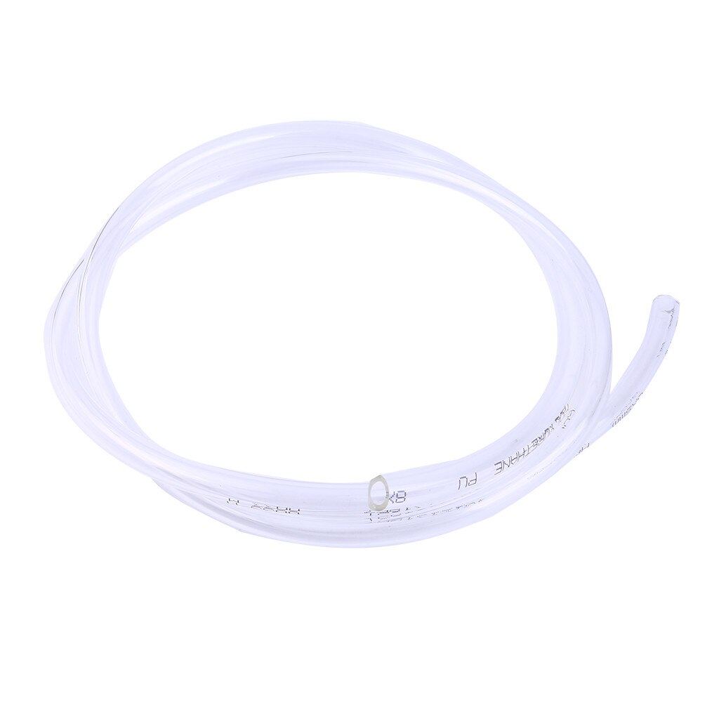 1M 4Color Polyurethane Fuel Pipe Tubing Petrol Line Unleaded Motorcycle Fuel Gas Oil Tube Hose Petrol Pipe Gasoline #30: white